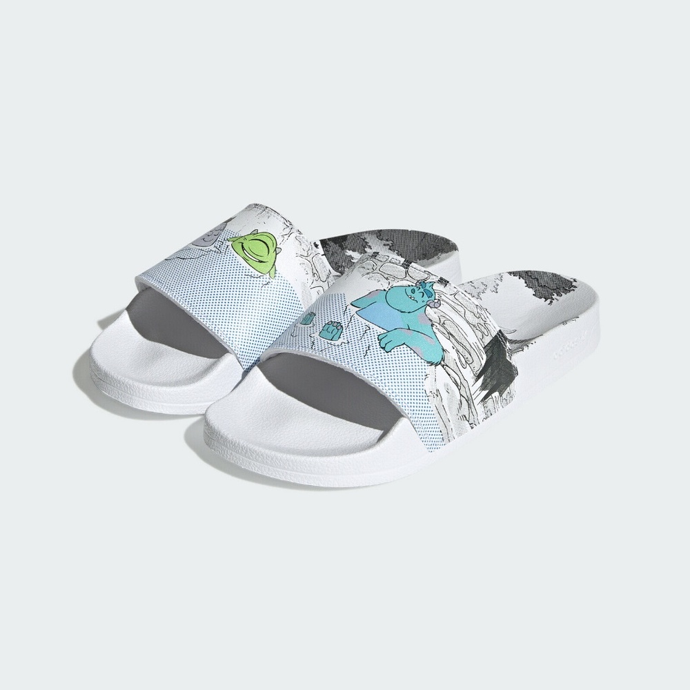 New womens size 7.5 Adidas Disney Pixar Adilette Lite Slides Monsters Inc GX0995
